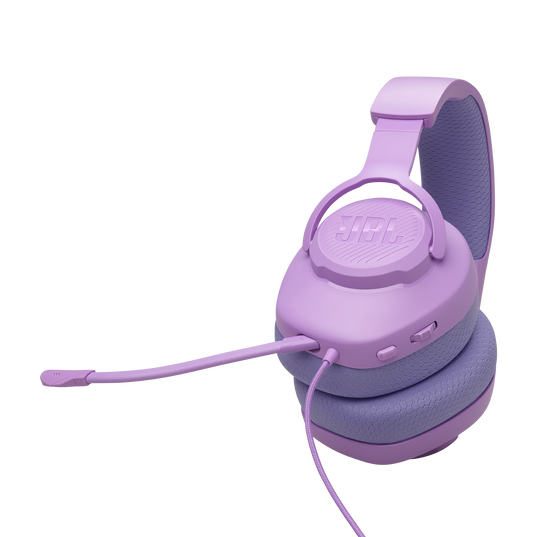 JBL Quantum 100M2 - Purple - Wired over-ear gaming headset with detachable mic and mute option - Detailshot 5